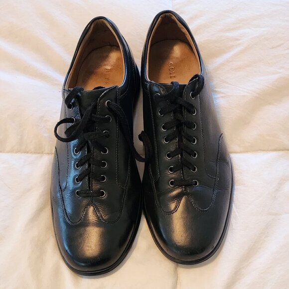 COLE HAAN Black Calf Athletic Sneaker US 9.5 Med - Picture 2 of 6